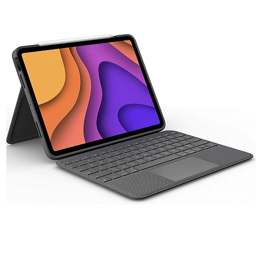Logitech - Folio Touch With Keyboard For iPad Air 10.9 / Oxford Grey