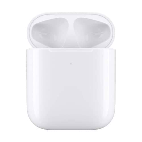 Apple - Wireless Charging Case for AirPods / White