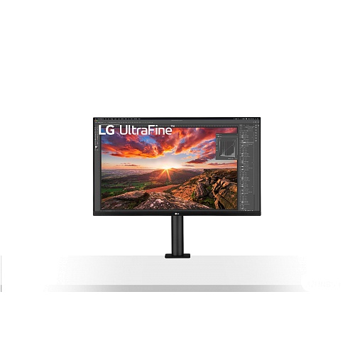 LG - 32 UltraFine Ergo Display Monitor 4K UHD with USB Type-C / Black