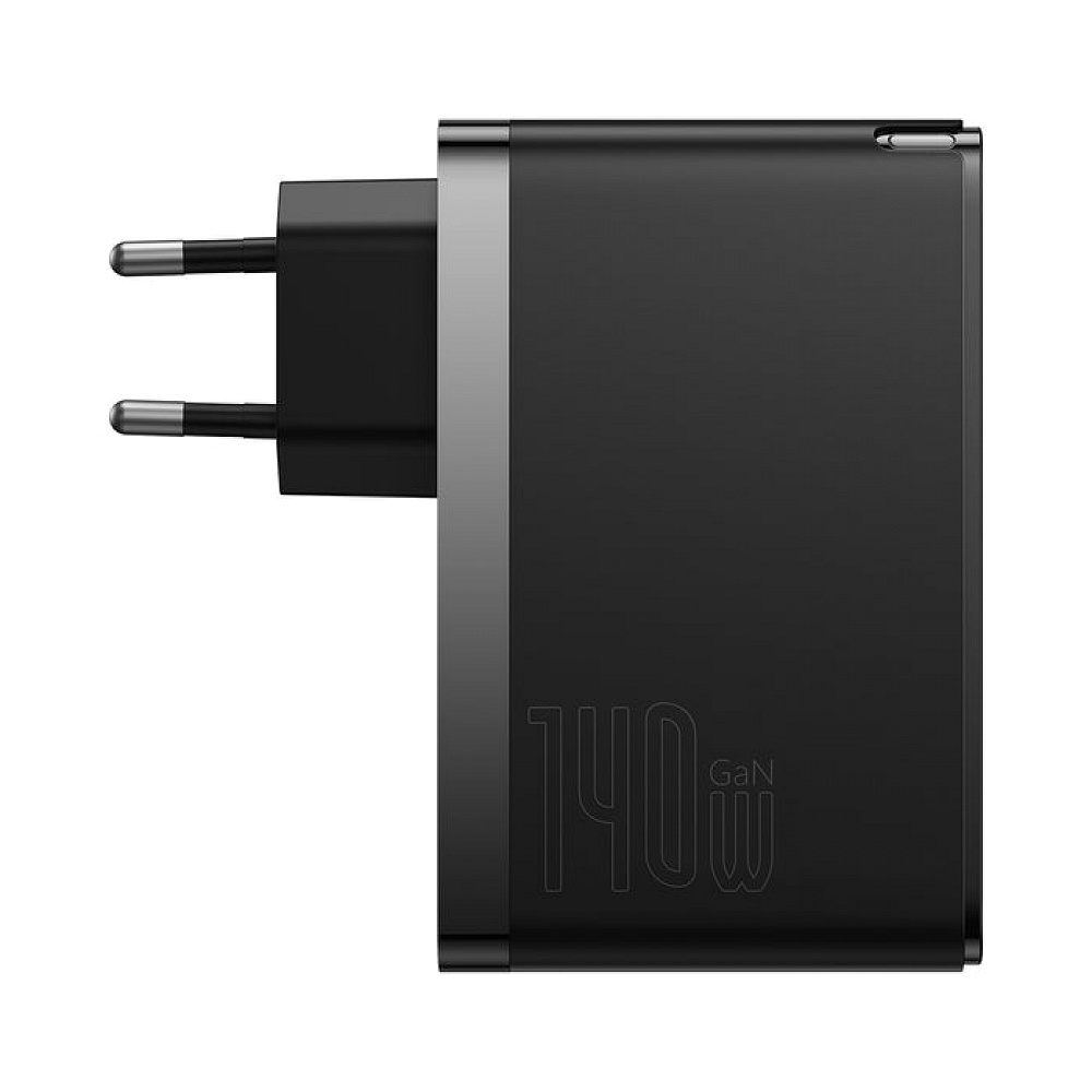 Baseus - GaN5 Pro 140W Power Adapter with USB-C Cable / Black 