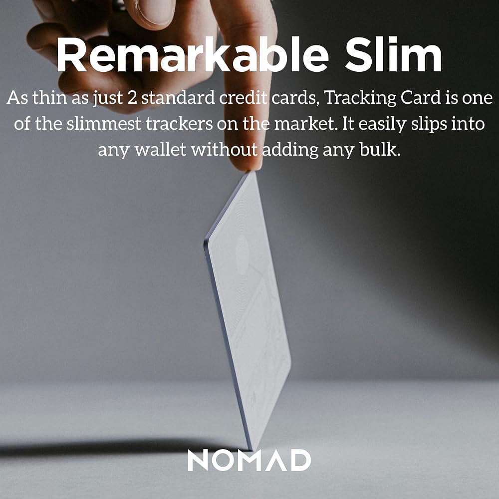 NOMAD - Tracking Card / White