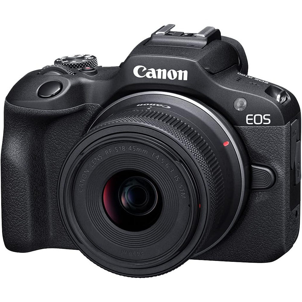 Canon - R100 Camera with 18-48mm Lens / Black
