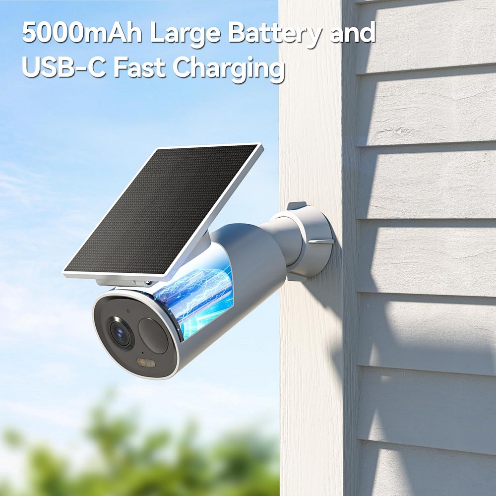 Imou - Cell 3C Camera with Solar Panel / White