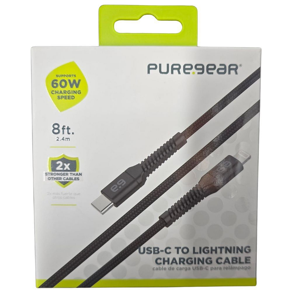 PureGear - USB-C to Lightning Cable (2.4m) 