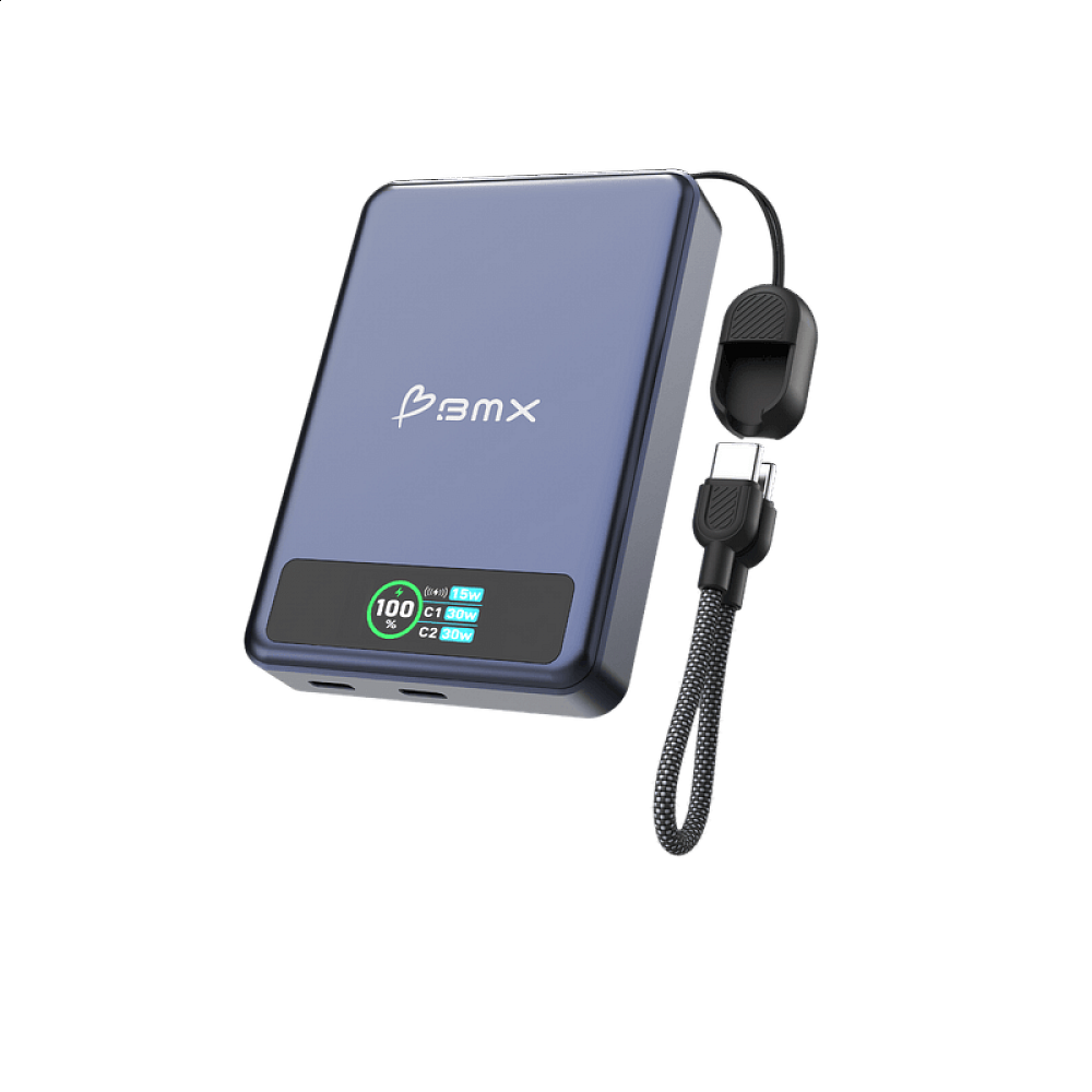 BMX - SolidSafe 10000 mAh Solid-State Magnetic Power Bank 