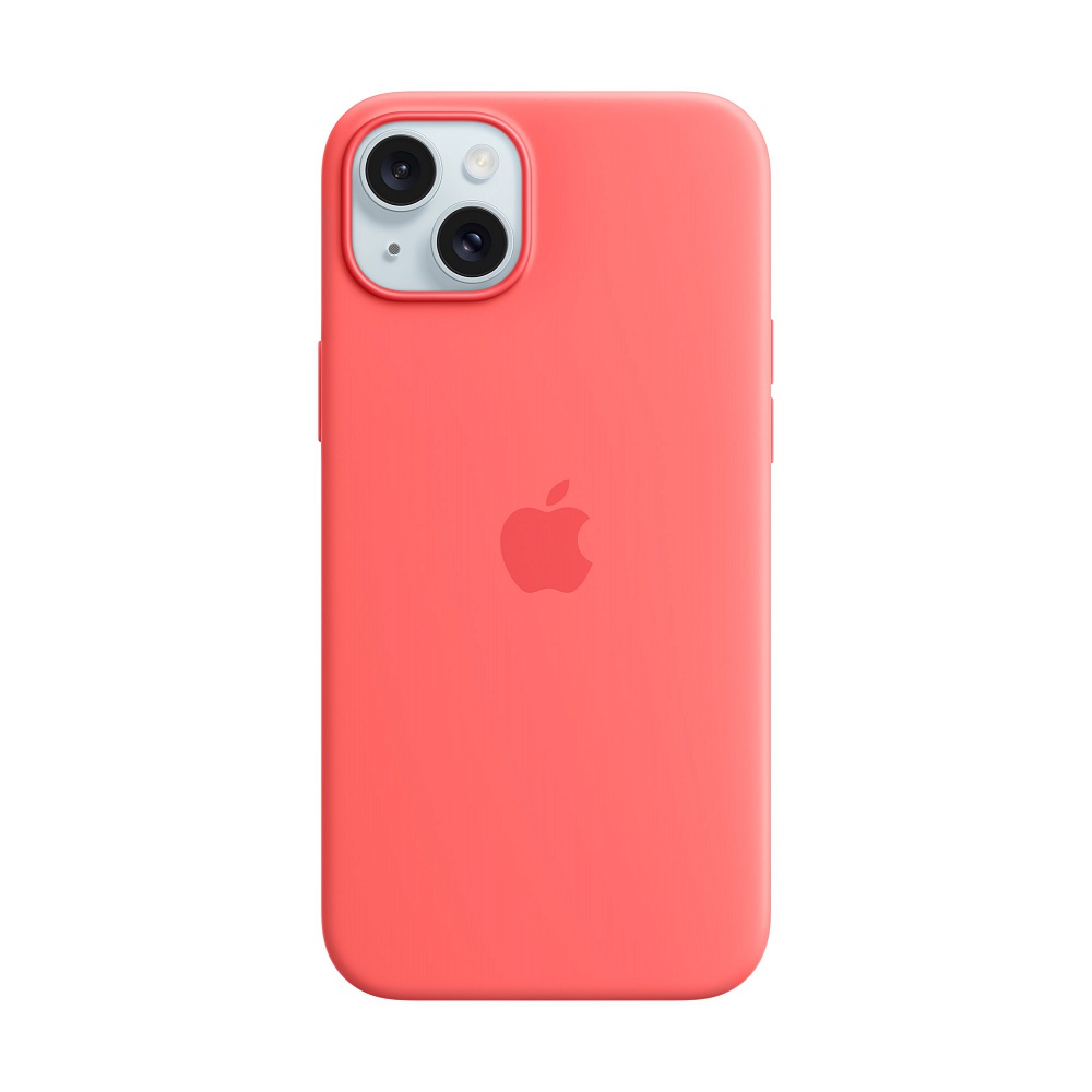 כיסוי לאייפון 15 פלוס אדום סיליקון מקורי אפל
