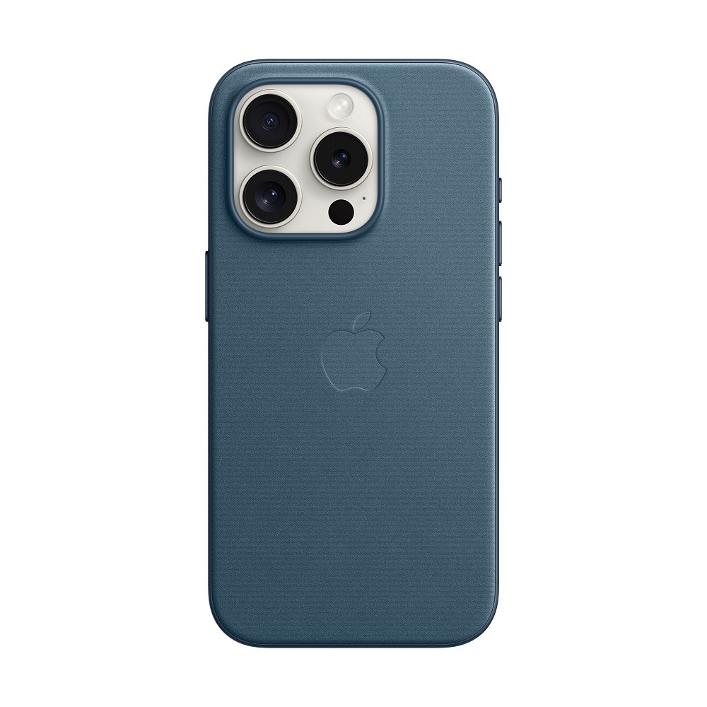 Apple iPhone 15 Pro FineWoven Case with MagSafe pacific blue