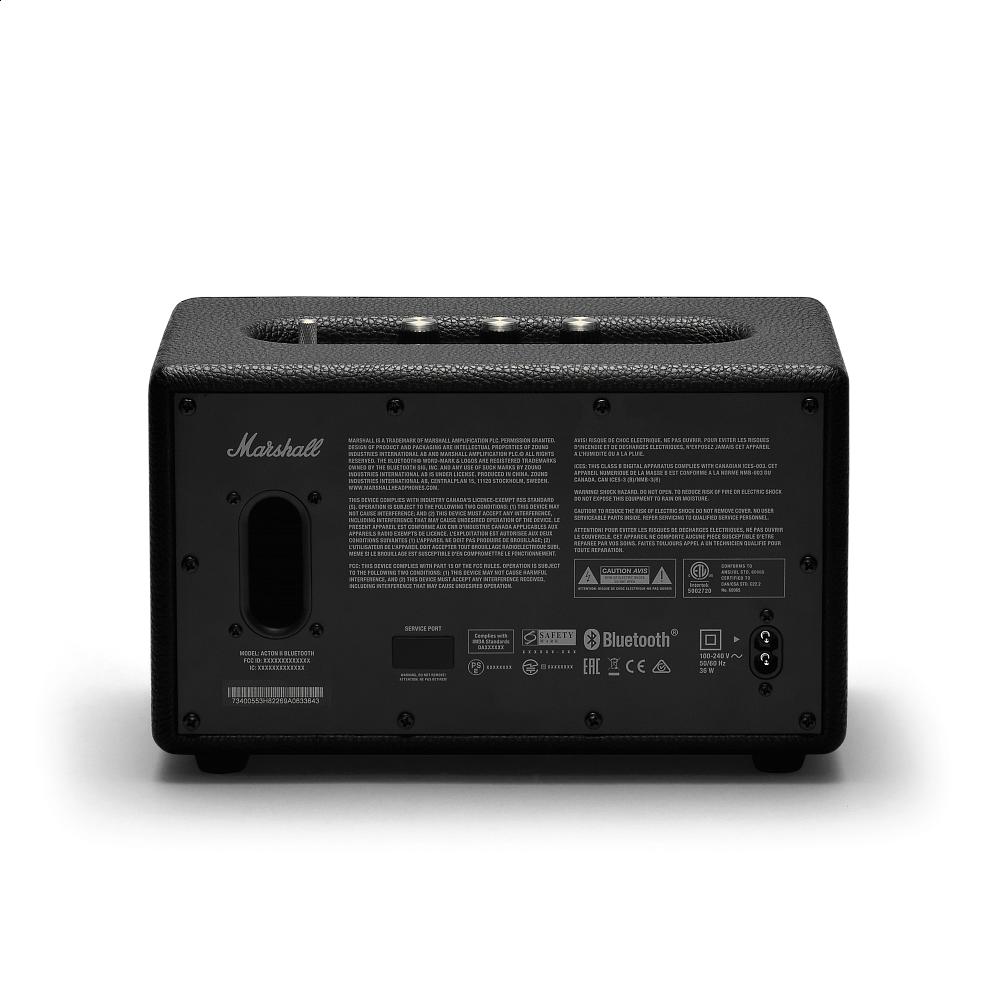 marshall acton 2 wireless speaker black
