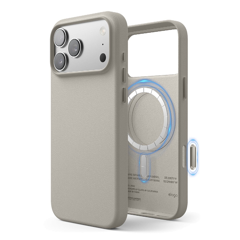 elago - Leahter Case with MagSafe and Camera Control for iPhone 17 Pro Max