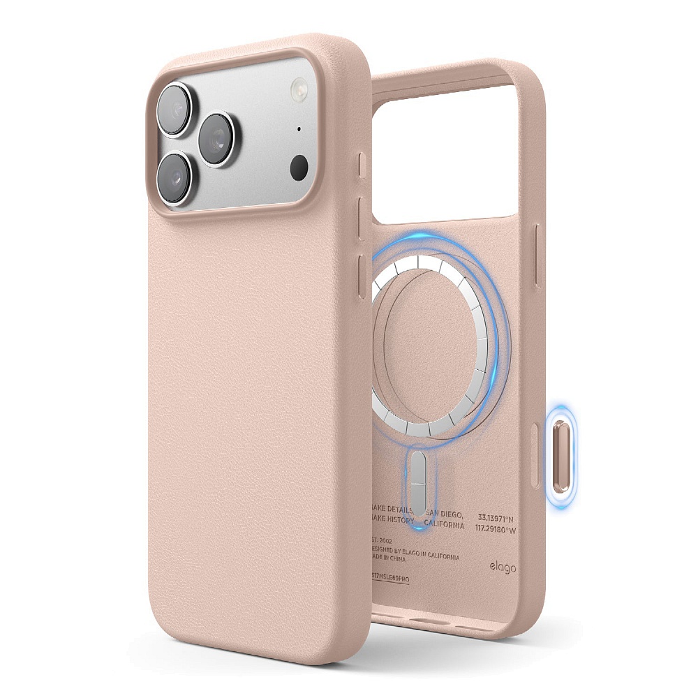 elago - Leahter Case with MagSafe and Camera Control for iPhone 17 Pro Max