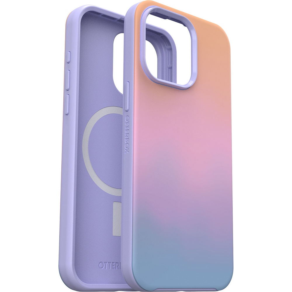 OtterBox Symmetry MagSafe Case for iPhone 15 Pro Max purple