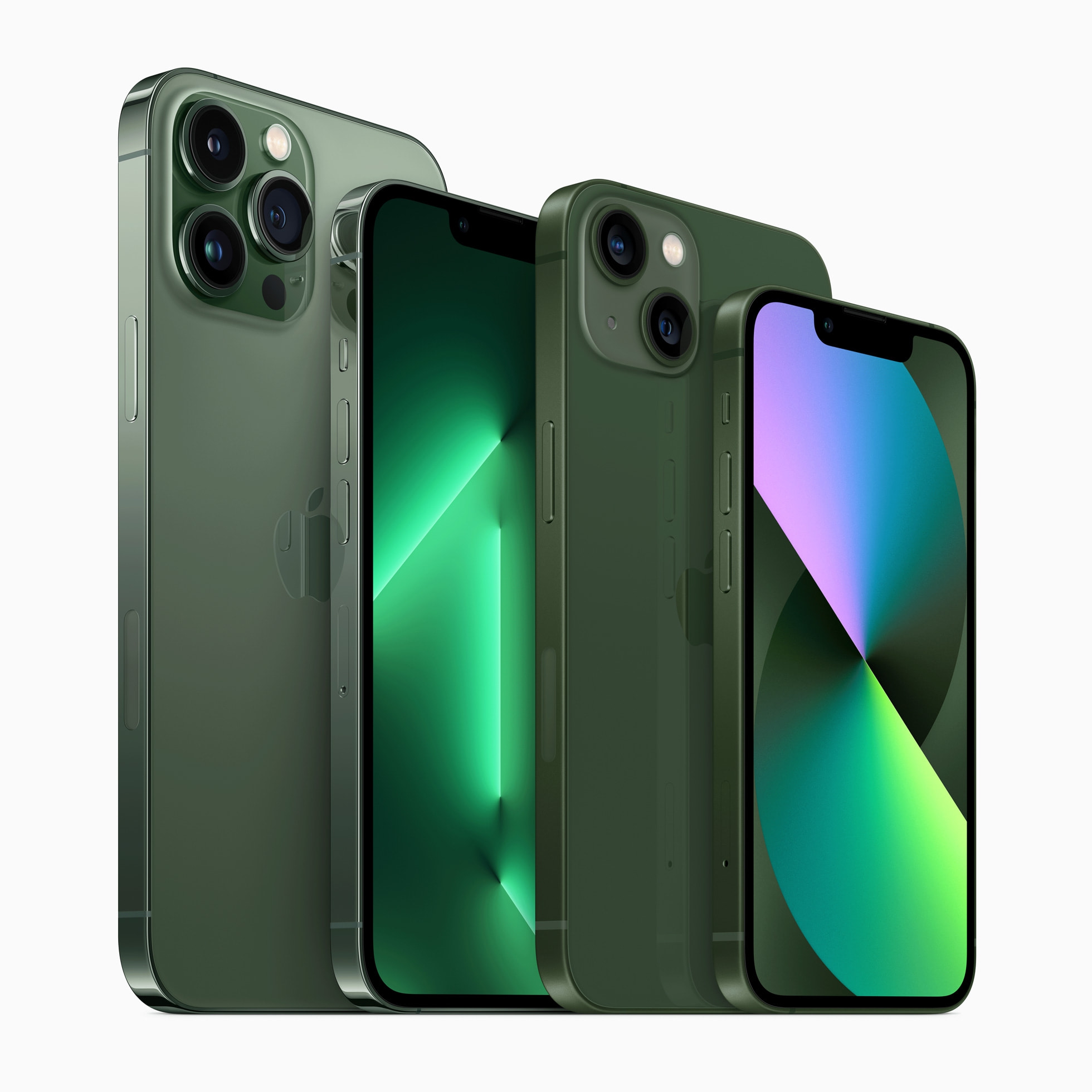 אייפון 13 ואייפון 13 פרו בצבע ירוק